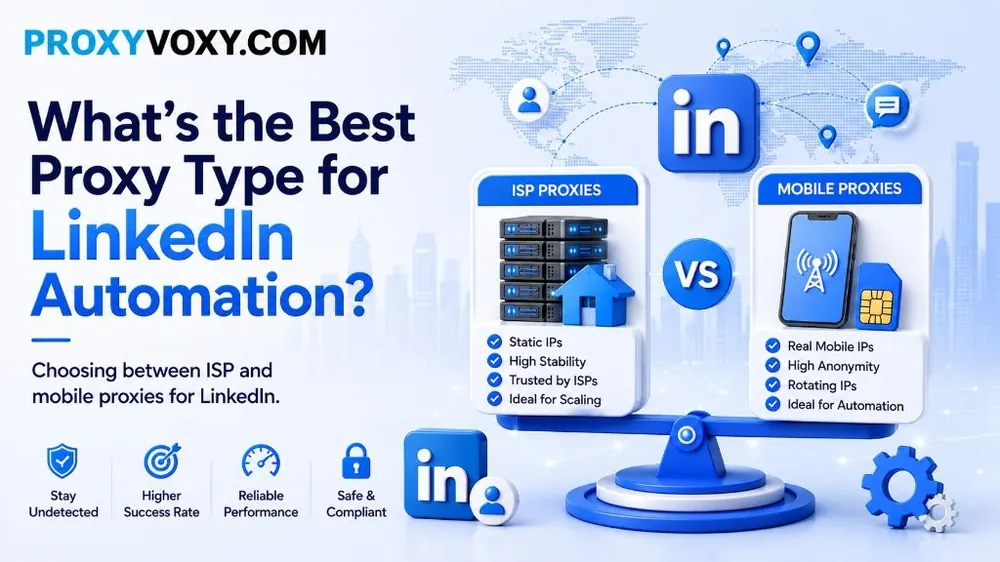 Best Proxies for LinkedIn Automation