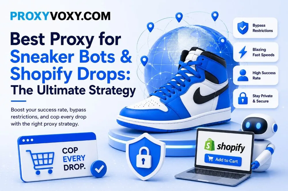 Best Proxies for Sneaker Bots & Drops