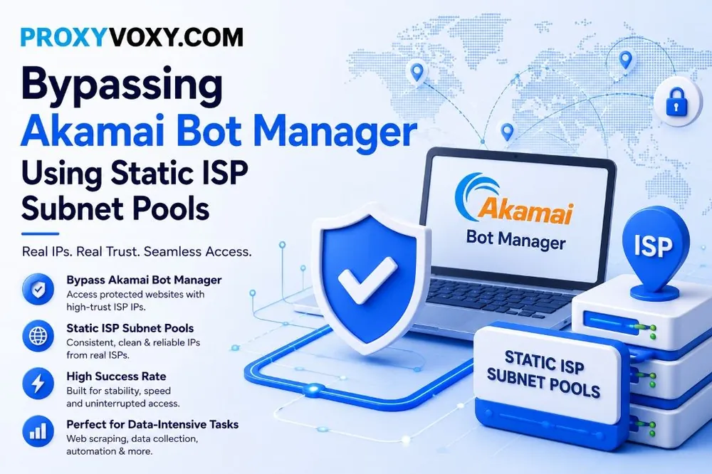 Bypassing Akamai with Static ISP Pools
