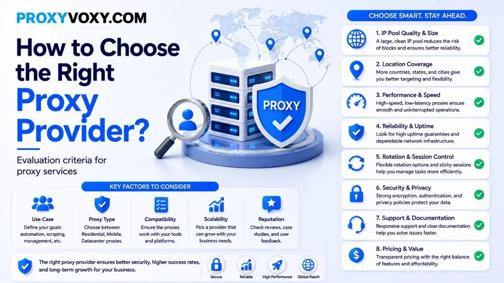 How to Choose the Right Proxy Provider