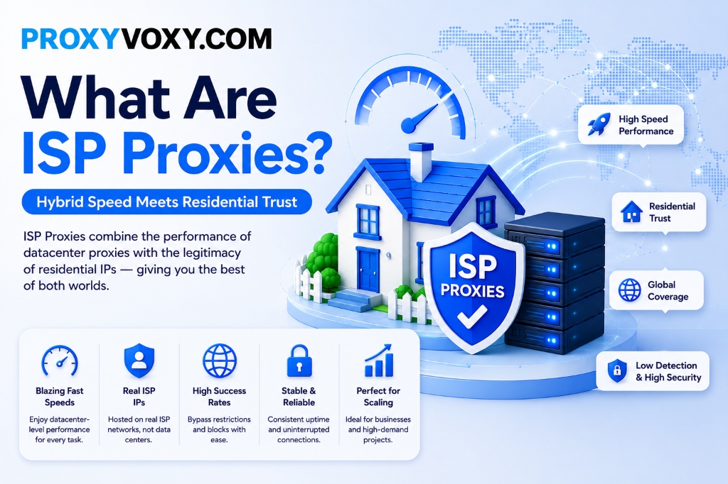 What Are ISP Proxies? Hybrid Speed Meets Residential Trust